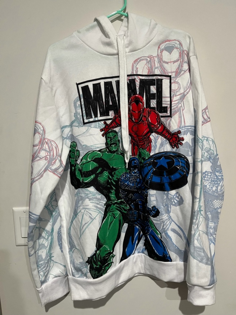 Sweet Marvel Avengers Madmen boys hoodie